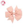 2/4/10 piezas 3'' Lazos de Cinta Sólida Pinzas para el Cabello para Bebés Niñas Lazos Hechos a Mano Pasadores Pasadores Accesorios para el Cabello para Niños