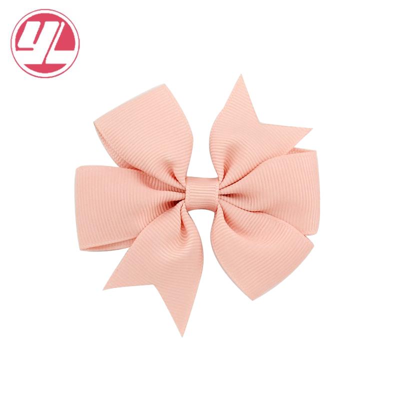 2/4/10 piezas 3'' Lazos de Cinta Sólida Pinzas para el Cabello para Bebés Niñas Lazos Hechos a Mano Pasadores Pasadores Accesorios para el Cabello para Niños