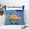 Home Decor Dog Man Pillowcases Accessories Pillow Cover Zippered Multi Size