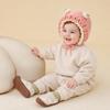 Thick Infant Winter Hat Warm Girls Knitted Hat Fashion Baby Hooded Hat