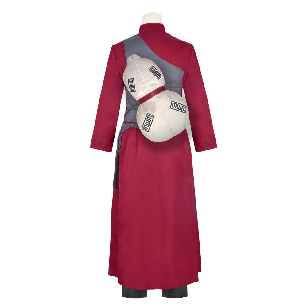 Naruto Gaara Cosplay Kostüm Halloween Gaara Cosplay Outfit Erwachsene Kinder Anime Spiel Rollenspiel Anzug mit Zubehör