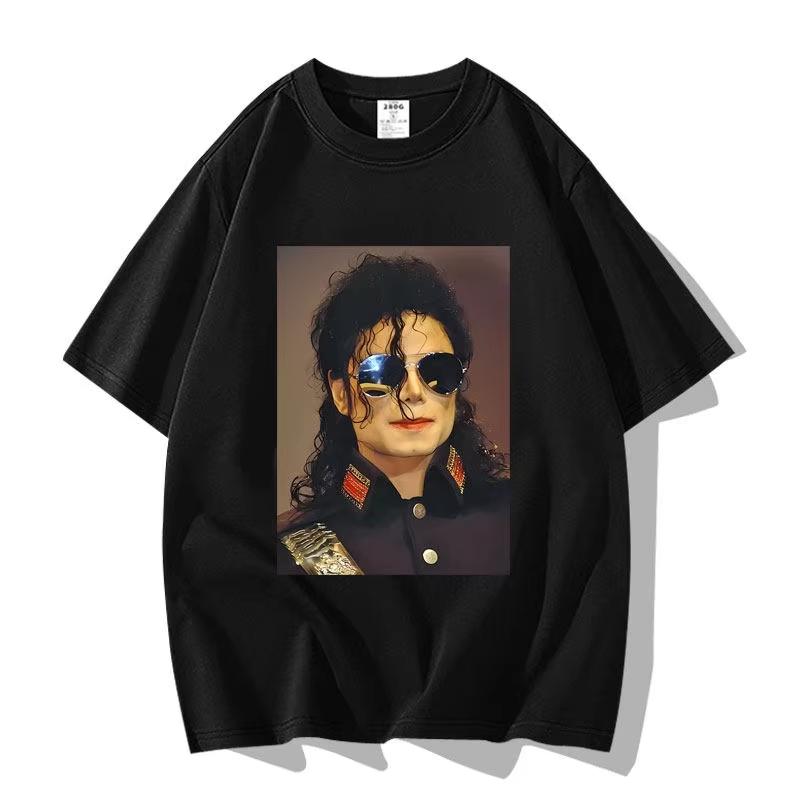2026 Limitovaná edice Vzor Michael Jackson Pánská a dámská Nová letní trička pro dospělé Rodiče Móda Y2K