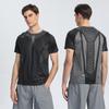 Men's Summer Quick-Dry Short Sleeve Round Neck Sports T-shirt for Running & Fitness