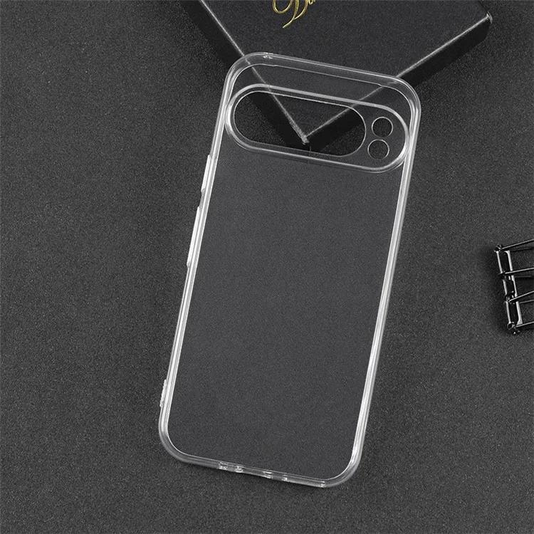 

For Google Pixel 9 Pro Transparent Case TPU Flexible Back Phone Cover
