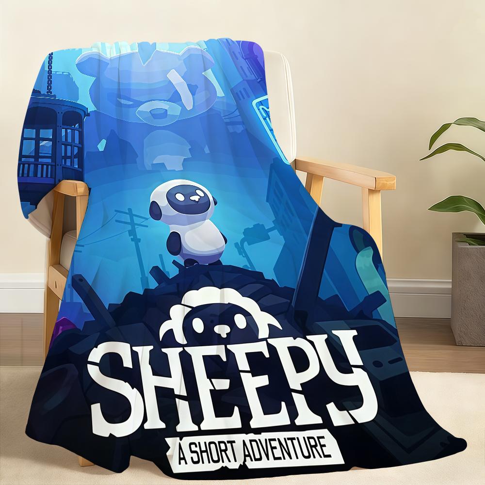 Game S Sheepy Blanket Soft Throw Blanket for Home Bedroom Bed Sofa Picnic Travel Office Rest Cover Blanket Gift