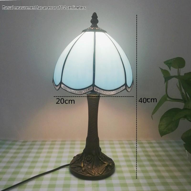 Tiffany Style Desk Lamp for Bedroom, Living Room, or Children's Room Night Light