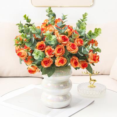 Gorgeous 10 Head Silk Flower Arrangement for Special Occasions