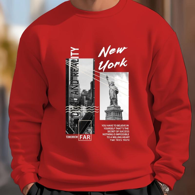 

Свитшот с горловиной, Практичный и Стильный, Идеально подходит для многосценового использования XXL красный