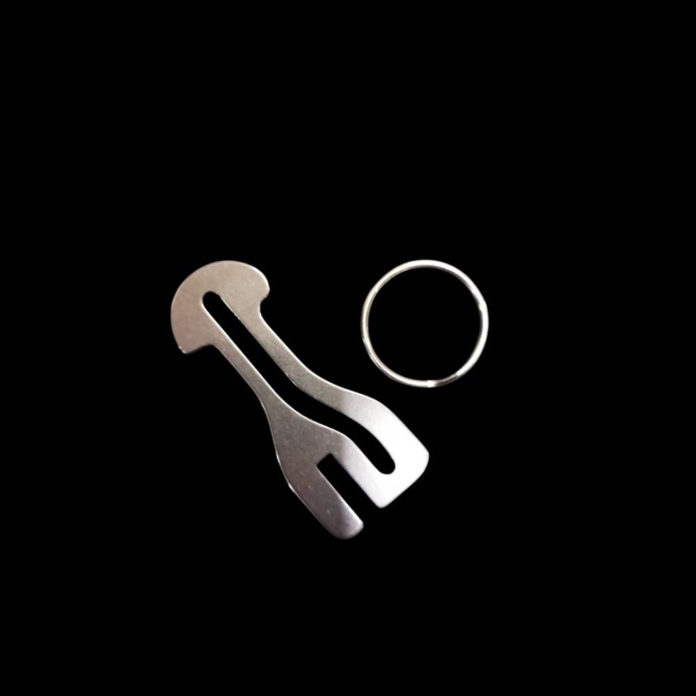 Anti-loss Trolley Token Keychain Zinc Zinc Alloy Removable Release Keyring Shopping Cart Token  Retail Stores