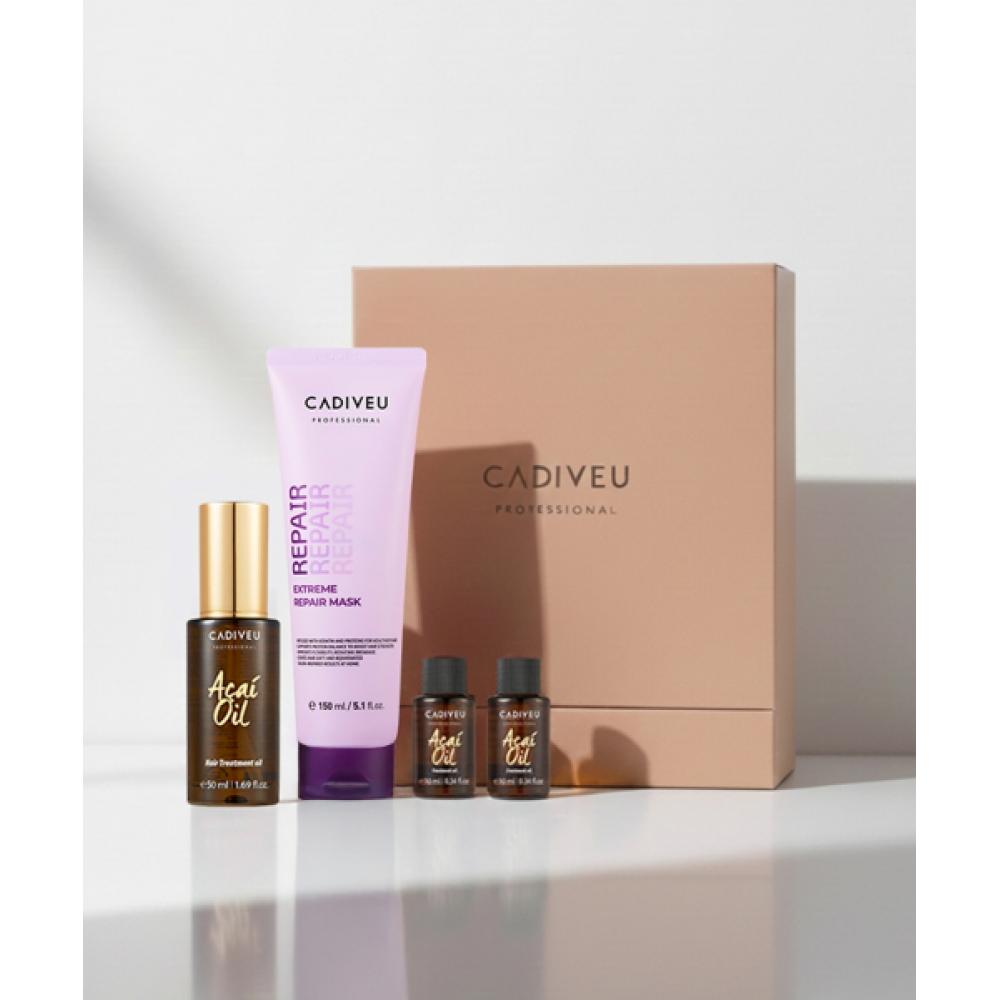 Cadiveu Deep Repair Hair Care Set  Acai Oil 70ml + Extreme Mask 150ml none
