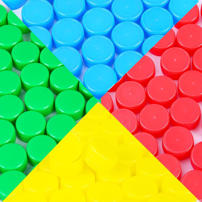 Colorful Plastic Bottle Caps for DIY Projects and Creative Crafts