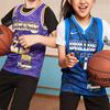 Nike Casual Sports Suit Retro Basketball Jersey Kids Basketball Uniform Dallas Mavericks Doncic 77 Kids Sportswear Black Blue 3Z2B7BU4P-MAVDL