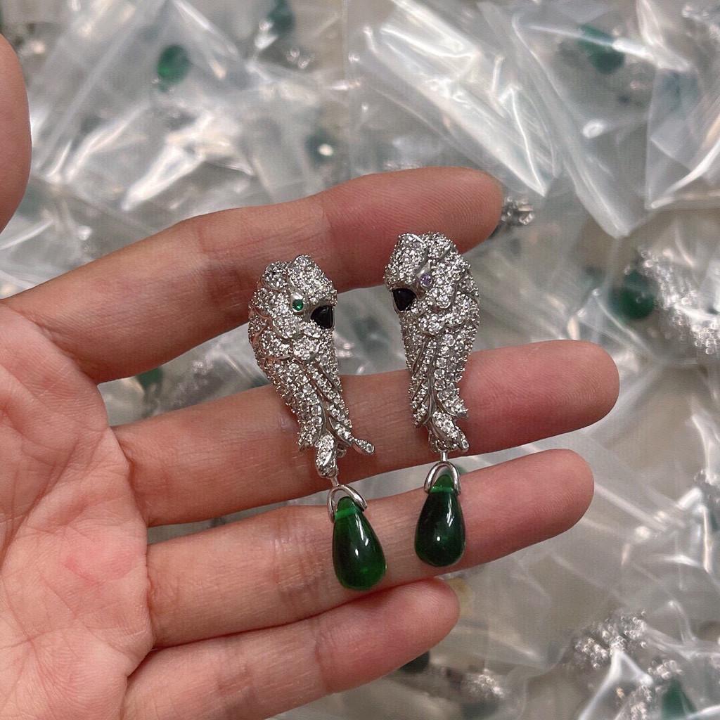 Leopard Diamond Studded Earrings Round  Hot Selling, Highest Version On the Market Original Asian Gold Material Non-allergenic Material for Daily Wear