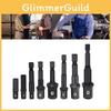 Versatile 8pc Impact Socket Adapter Kit For 1/4 Inch 3/8 Inch 1/2 Inch Drives
