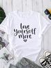 (Asian Size) Short Sleeve T-shirts Women's Letter Style Trend Clothing Print Fashion Female Casual Top T O-neck Graphic Tee