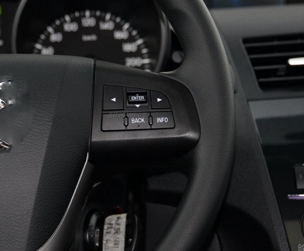 Compatible Multifunction Steering Wheel Audio and Cruise Control Switch for Mazda 3, CX-7, and Axela
