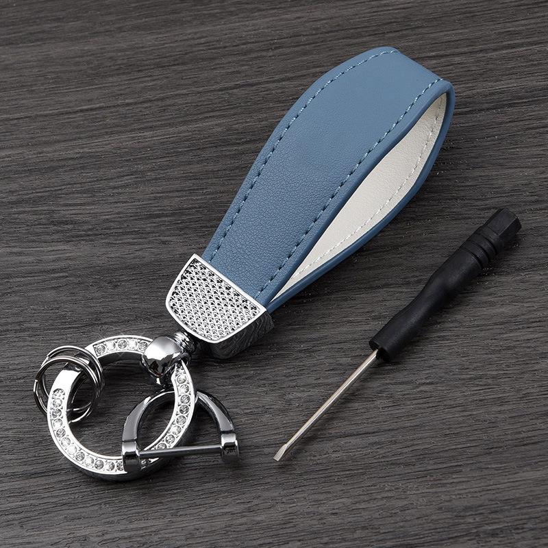 Sleek Car Keychain Pendant for Men & Women - Creative Keyring Waist Hanging Ornament Gift