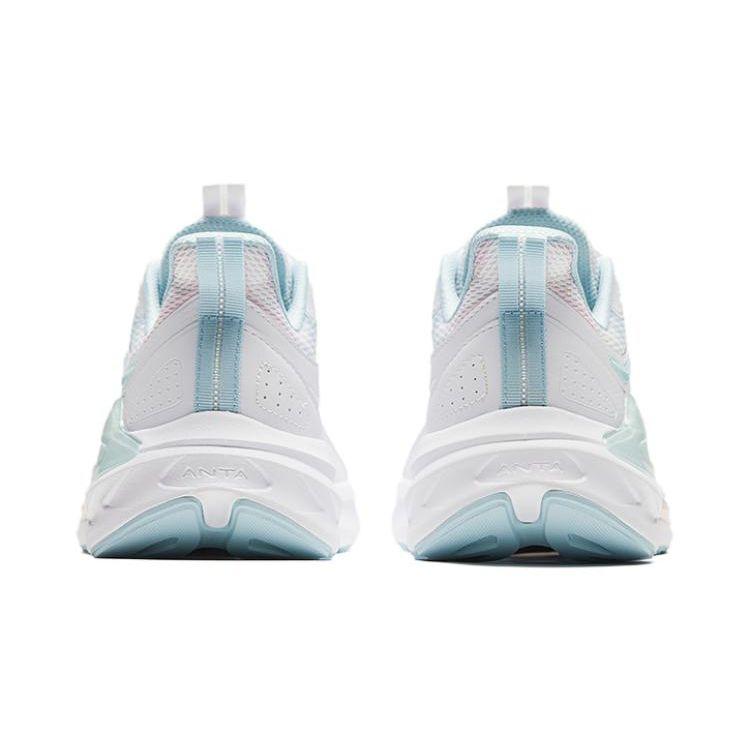 Anta Breathable Lightweight Low-Top Kids Running Shoes Kids sneaker White Pink Blue 322415508-1