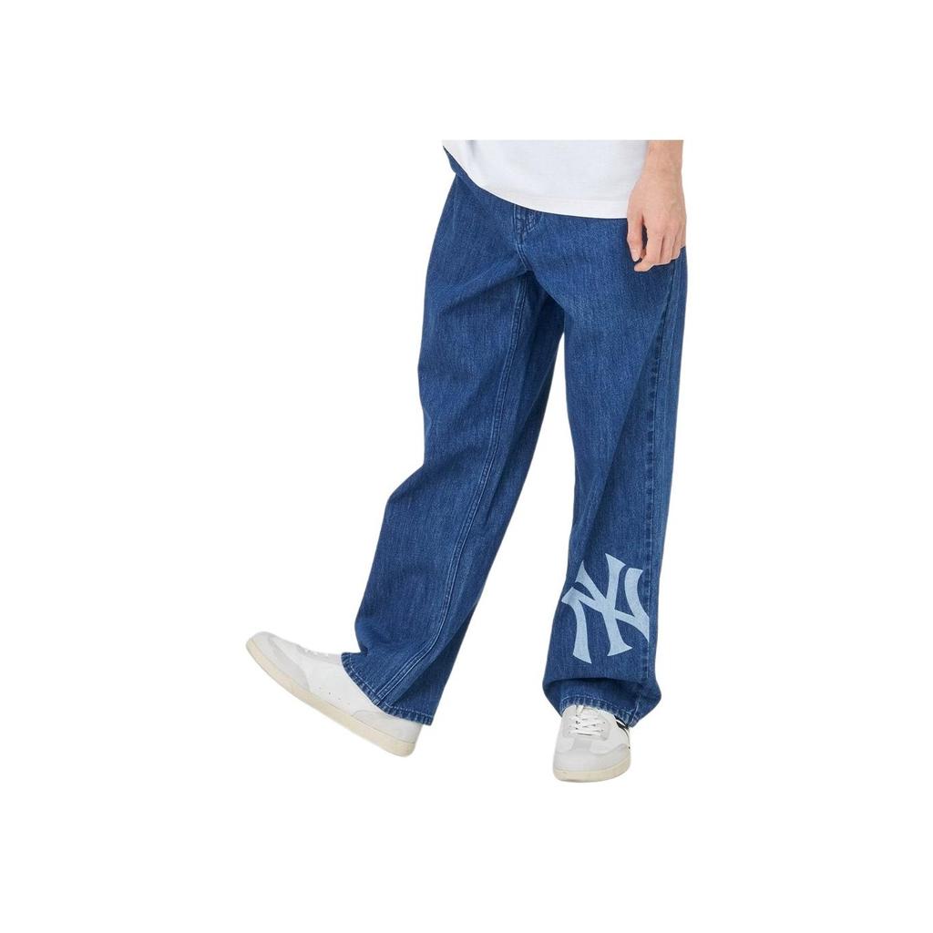 New MLB New York Yankees SS24 Jeans Men's Indigo 3LDPB0741-50INS