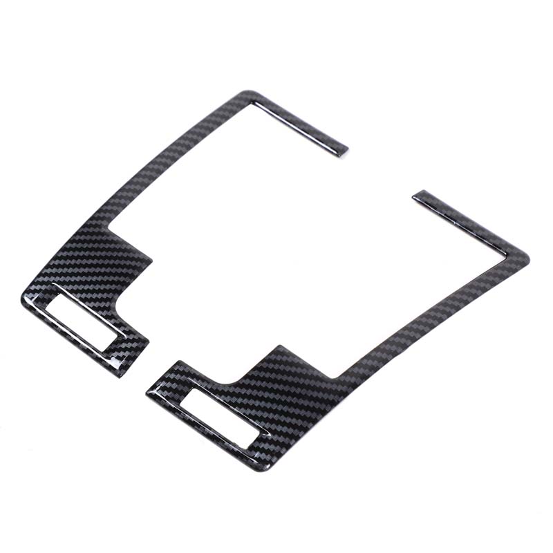 ABS Carbon Fiber For Nissan 350Z 2003-2006 Car Center Console Dashboard Air Outlet Decorative Frame Sticker Car Accessories