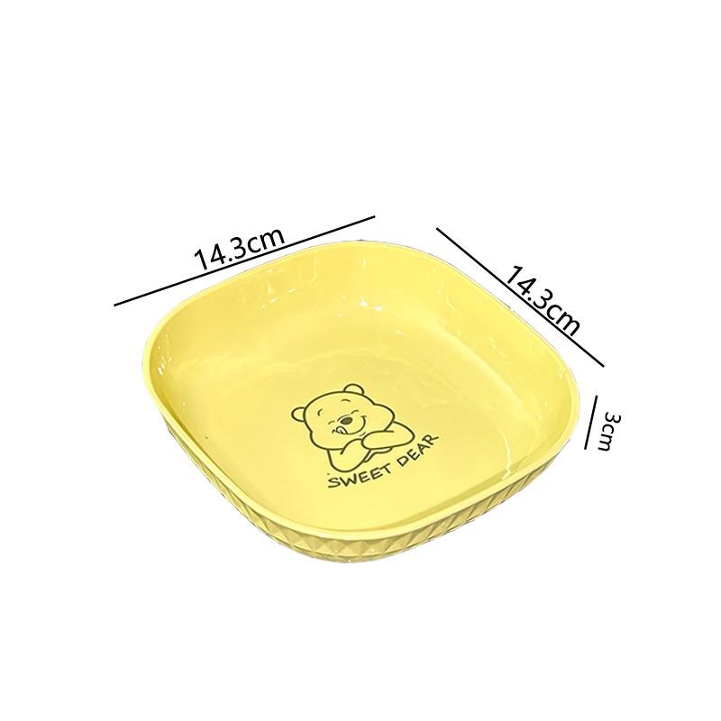 

Exquisite Spit Bone Plate Creative Household Dining Table Spit Bone Slag Plate Storage Plate Food Grade Fruit Plate