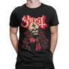Ghost BC Band Bedruckte T-Shirts für Männer Frauen Popmusik Album 100% Baumwolle Horror Totenkopf Bedrucktes T-Shirt Kleidung