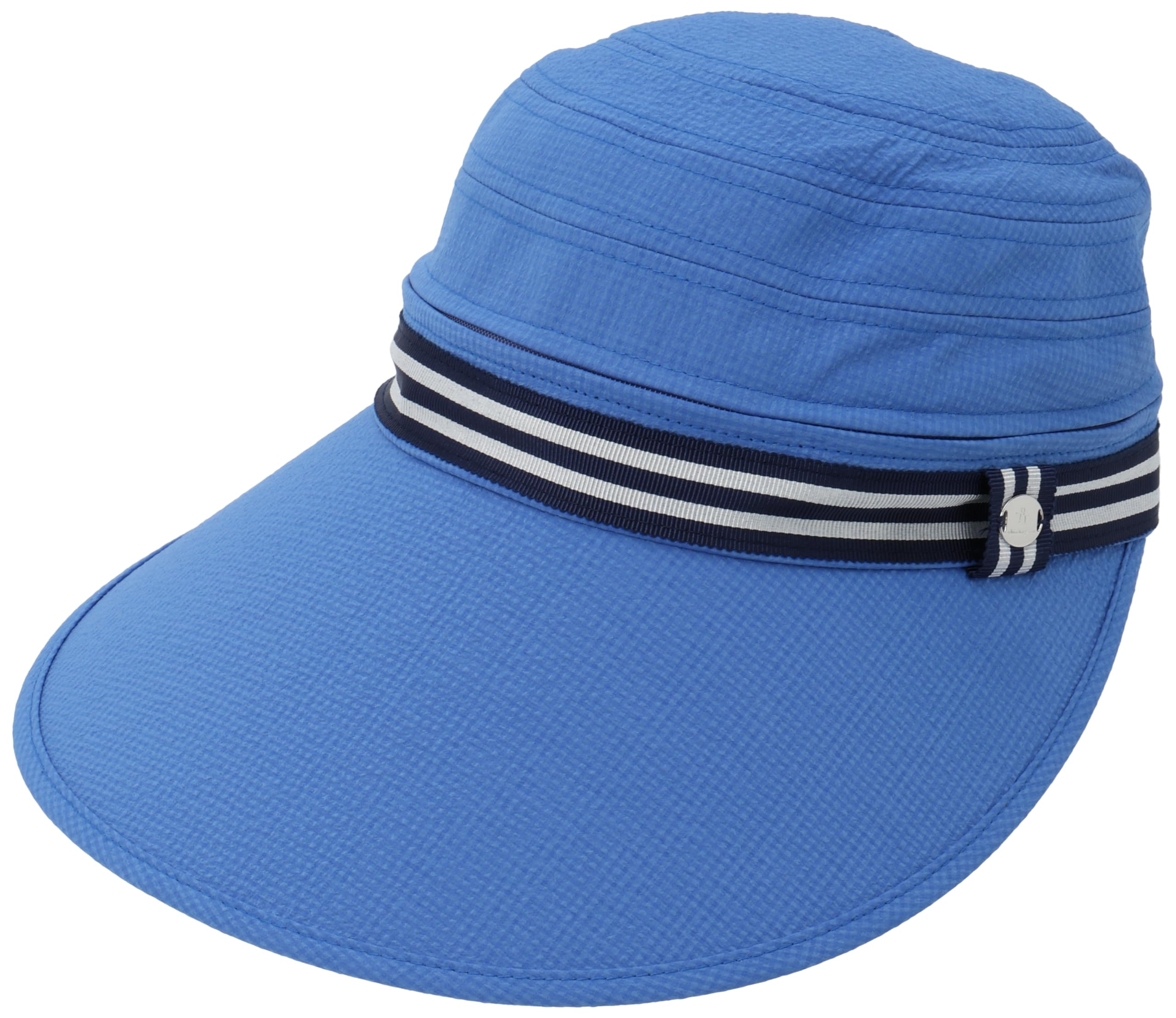 

Cap 2WAY Visor Wide Shade Cap UV Care Parasol Effect Golf MGCXJC00 BL00 [Munsingwear] Women s (Blue)
