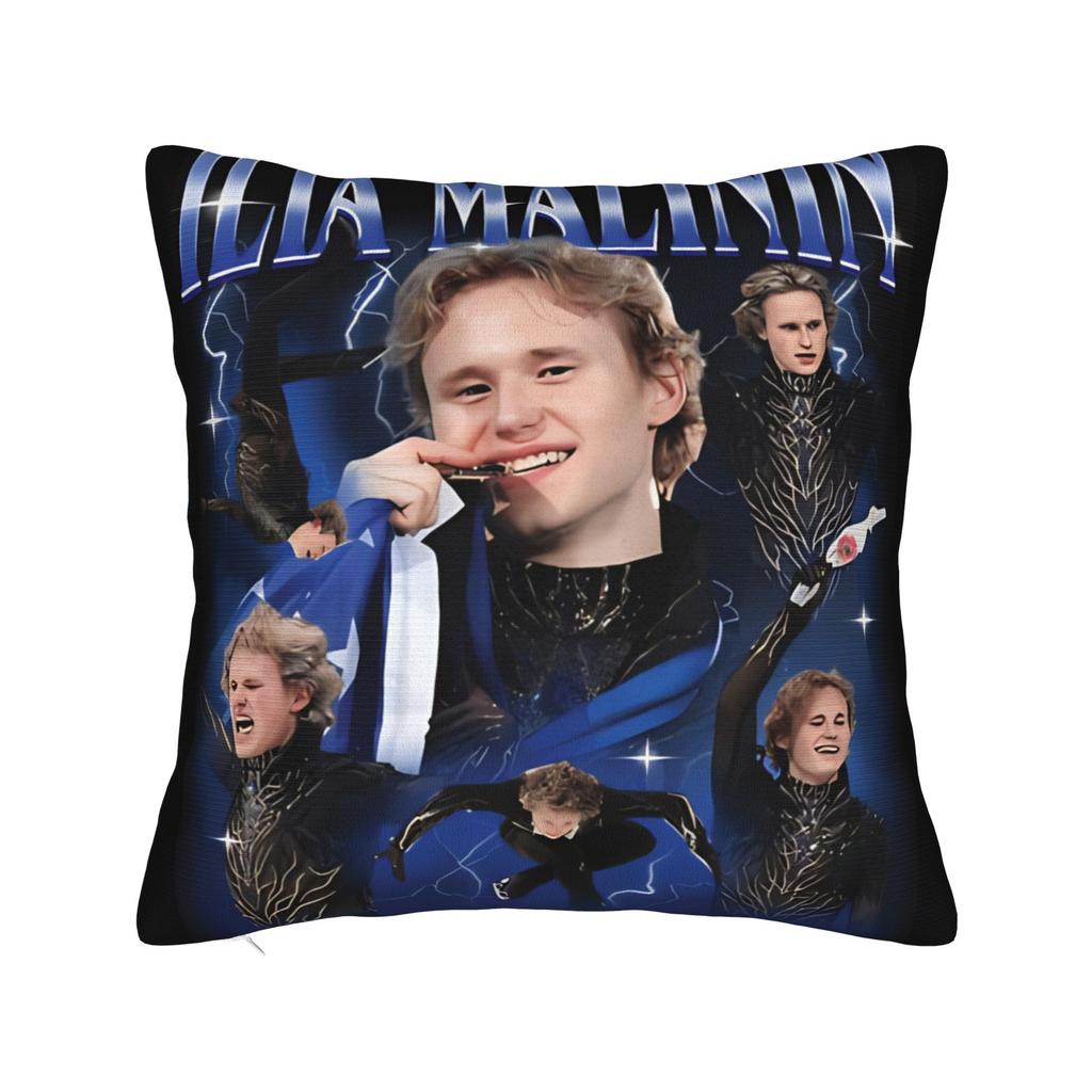 Ilia Malinin Quad God Pillow Case Vintage Pillow Cover Square Pillowcases For Wedding Party Home Decor