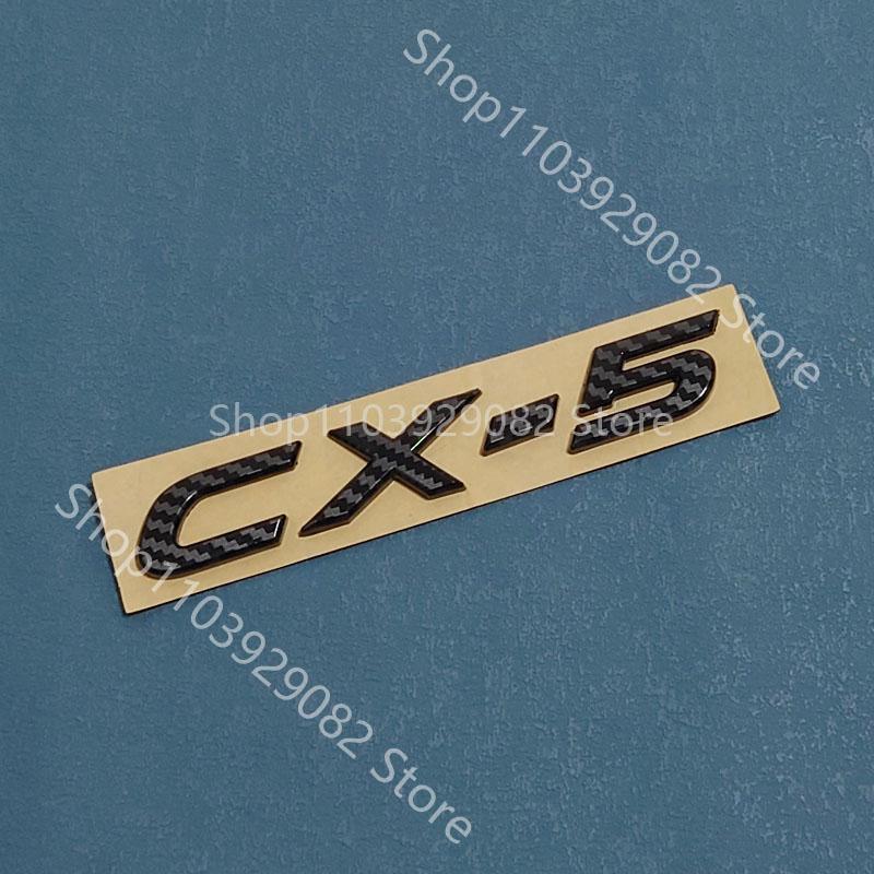For Mazda 2 3 6 CX-5 CX-50 CX-30 CX-60 CX-90 SKYACTIV G SKYACTIV AWD Black Rear Trunk Tail Logo Sticker Emblem Deca Yvmsj22