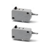 2 Stück KW3A Mikroschalter 125V/250V 16A Schließer 2-poliger Silberkontakt-Mikroschalter für Mikrowellenherd Waschmaschine