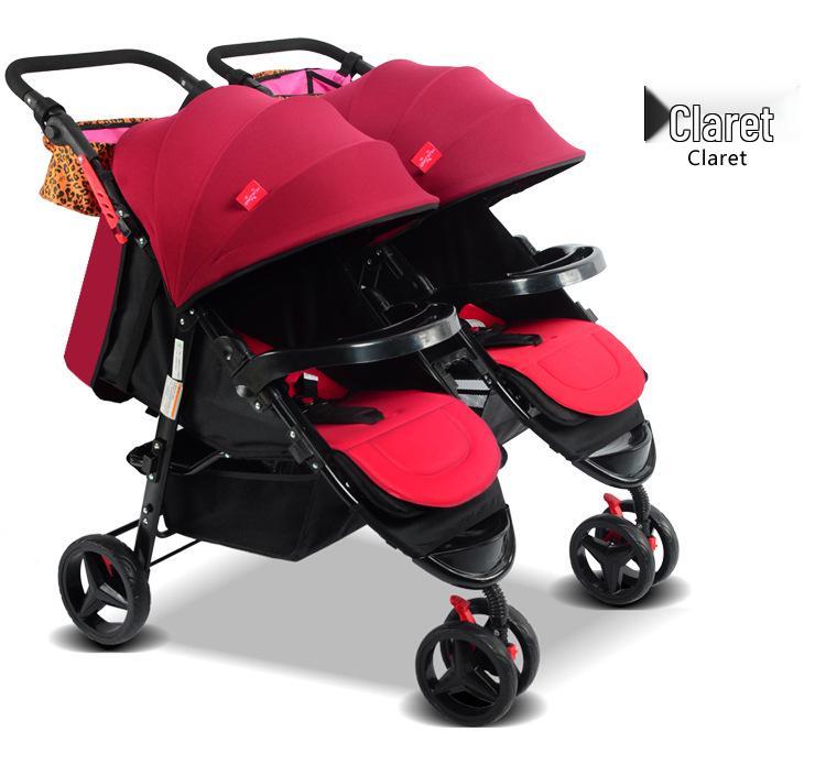 Huaying Multi-Purpose Folding Twin Stroller