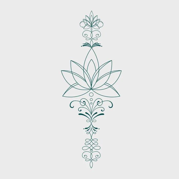 MEGA TATTOO Large Tattoo Stickers 3 Types (choose 1)