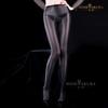 Back Line Women Oil Shiny Pantyhose Sexy Strumpfhose Glitter Collants Ballet Dance Tights Open Crotch Black Shaping Stockings