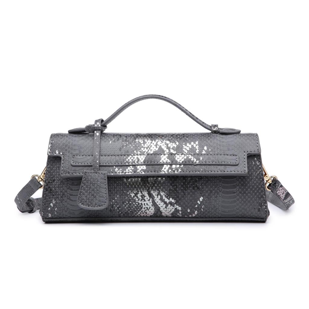 2025 European & American Snake Print PU Clutch: High-Quality Fashion Handbag, Shoulder, Crossbody Bag for Women