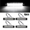 12 Volt Bar Lights White 4pcs Buses Cool Courtesy LED Marine Grade Superior Illumination Trucks Waterproof New