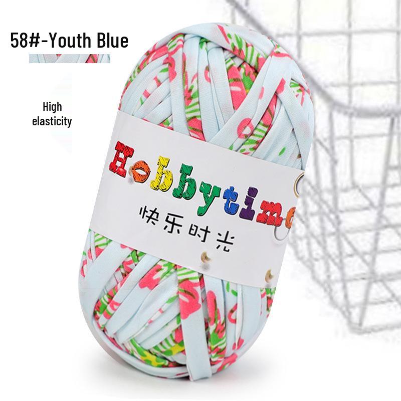 Cloth Strip Yarn DIY Crochet Kit: Handmade Bag, Knitting Material for Cushions, Carpets, and Dolls