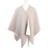 Max Mara [Ausgezeichneter Zustand/Inländisch Authentisch] SERRA White Tag Alpaka- und Wollcape/Poncho (Produktcode: 473609276) Jacke Elfenbein / beige Gebraucht