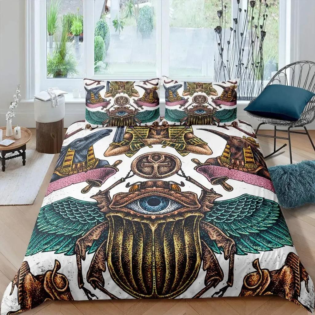 Soldier Japanese-Style Warrior Comfortable Duvet Quilt Cover Pillowcase Bedding Set Children Bedroom Decoration Home Textile