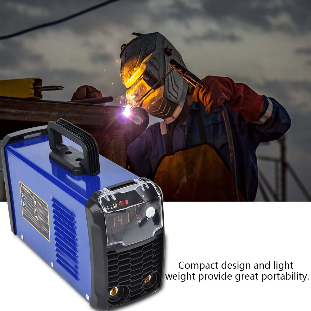 140Amp DC Inverter Welding Machine Portable Digital Stick Welder   MMA 250
