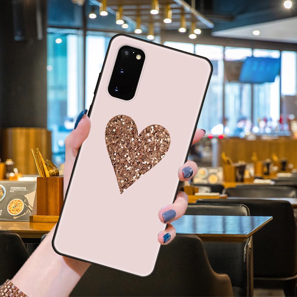 Phone Case For SamSung Galaxy S Note 21 20 10 9 8 7 6  Plus Edge E Lite Ultra Black Cover Back Art Hoesjes Tpu Pink Queen