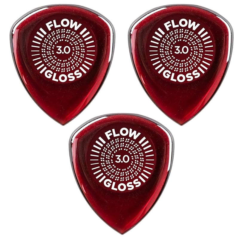 

[Set of 3] Dunlop 550R3.0 FLOW GLOSS ULTEX 3.0mm guitar pick