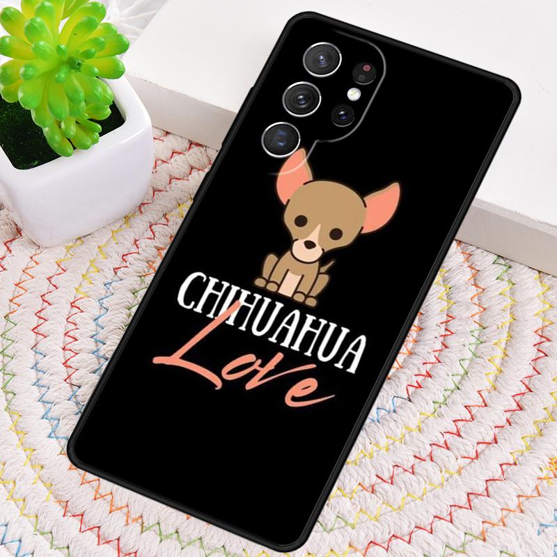 Cute Chihuahua Dogs Phone Case for Samsung Galaxy Note 10 Pro S26 Ultra S23 S24 FE S25 S21 S22 PLUS Shockproof Cove
