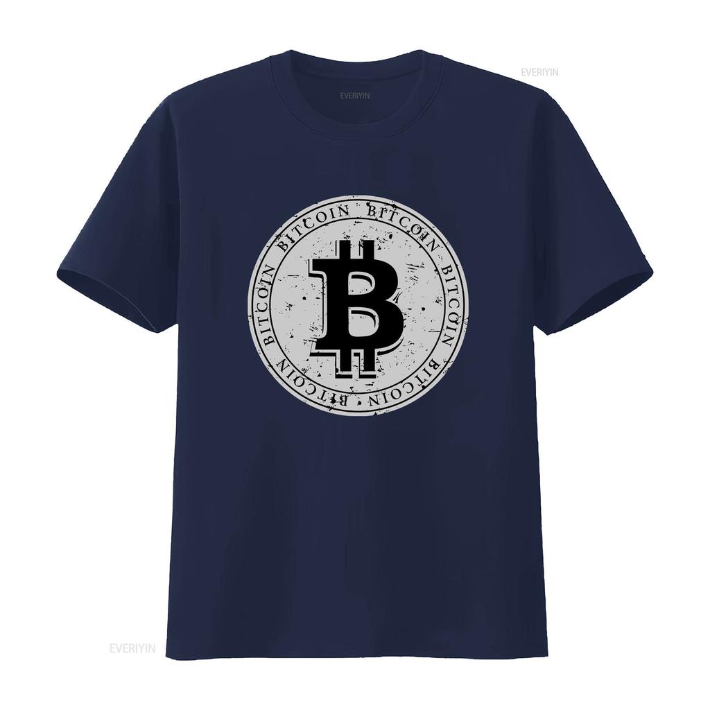 Bitcoin Miner Crypto Currency Traders Unisexs T Shirt Vintage Casual Unisex Designer Clothes Homme Stylish Soft Fashion