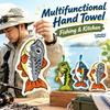 Quick Dry Fishing Hand Towel Absorbent Kitchen Hand Towel Lure Fishing Wipe Cloth  Multifunctional