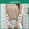 Mode Hiver Automne Décontracté Femmes Imprimé Motif Floral Manches Longues Col Rond Pulls