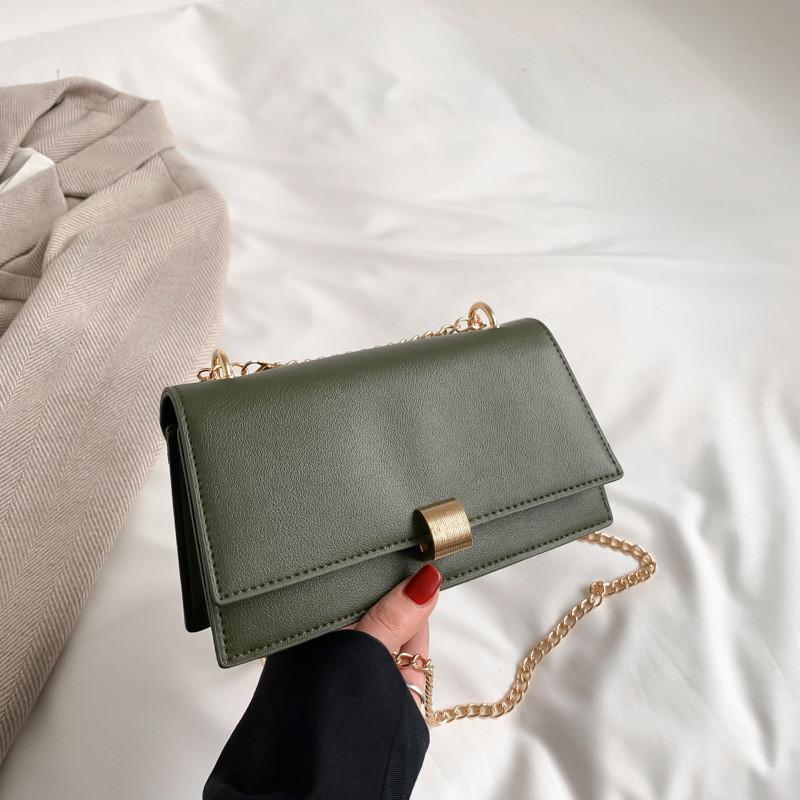 Trendige schicke Umhängetasche Frühjahr 2023 Neue modische einfache Umhängetasche Retro lässige kleine quadratische Crossbody-Tasche