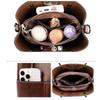 Oily Wax Leather Handbag Niche High-end Commuter Shoulderbag Female Large-capacity Messenger Bag