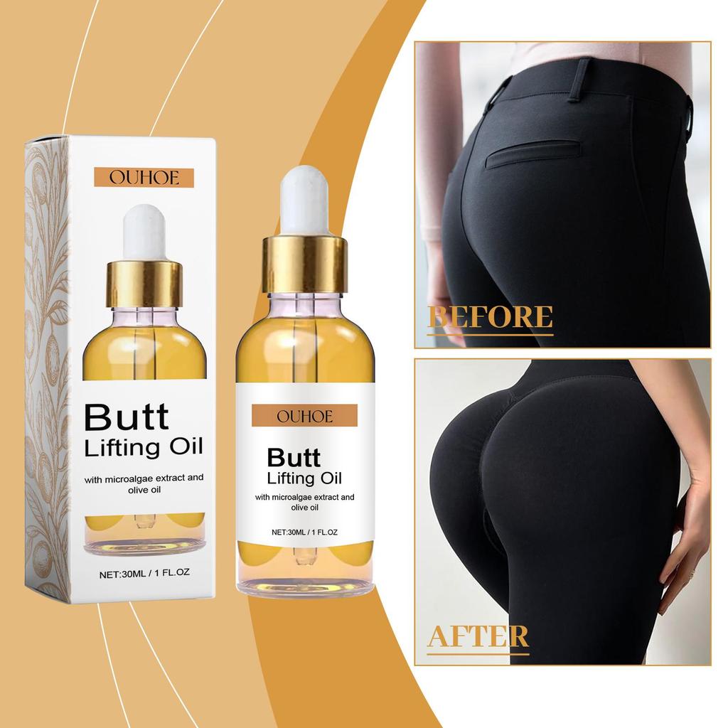 Buttock Enlargement Oil Hip Lifting Growth Firming Nourishing Moisturize Skin Tighten Pores Enhance Elasticity Body Massage Care