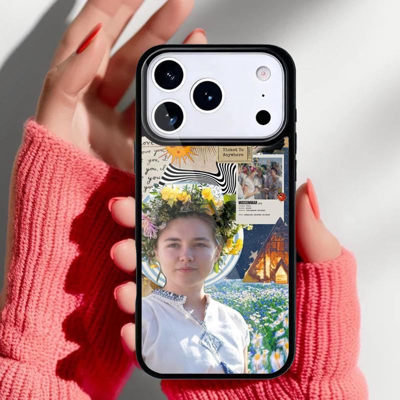 Midsommar Mai-Königin Handyhülle für iPhone 17 Air 16e 15 14 13 Pro Max Rückabdeckung für 12 11 Pro Coque