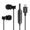 Owltech Lightning Earphones with Remote MFi 3 Sizes of Black Control/Mic, Certified, Earpieces, OWL-EPLT01-SBK